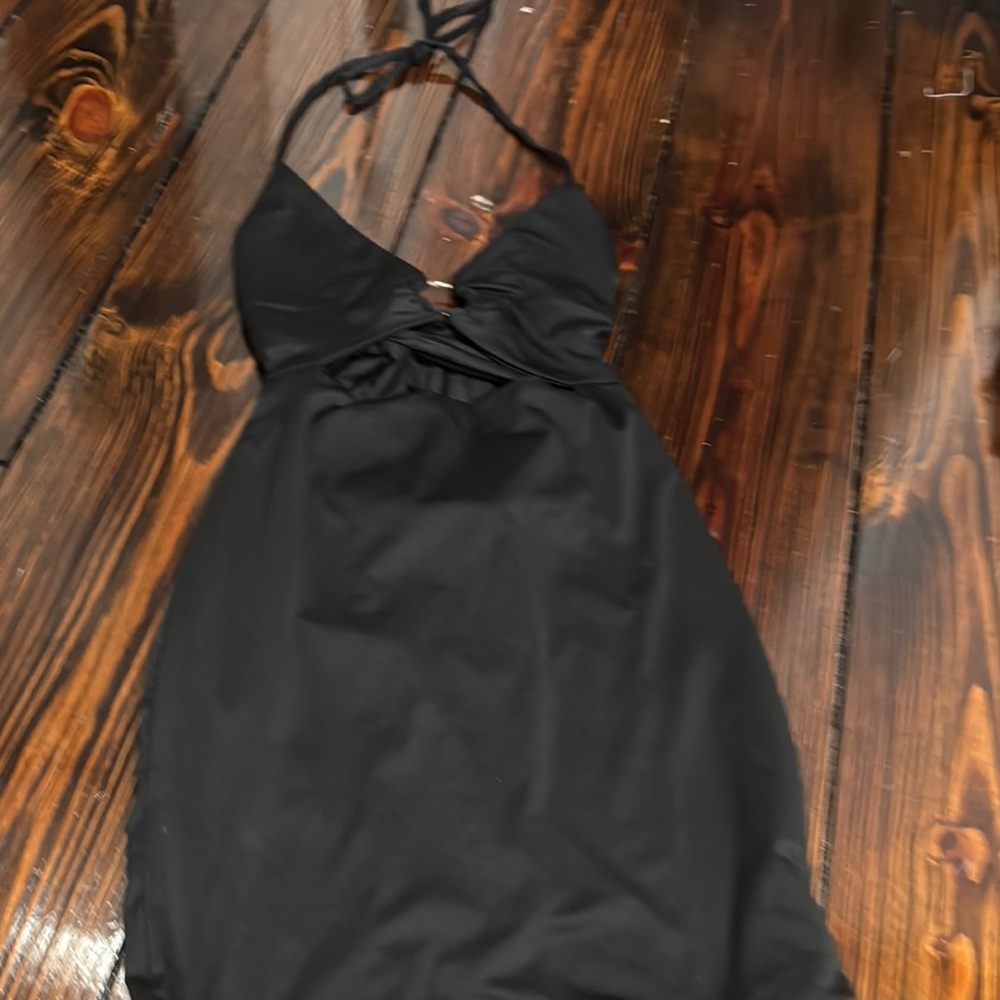 Princess Polly Black Backless Dress